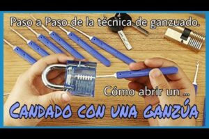 Descubre el método infalible para abrir un candado con una herramienta de percusión